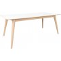 Copenhagen Matbord - Vit/natur - 195/285x90