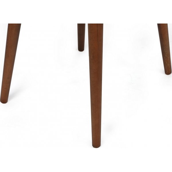 Ensemble de chaises de salle à manger Jaffa - Beige/noyer Ensemble de chaises de salle à manger Jaffa - Beige/noyer