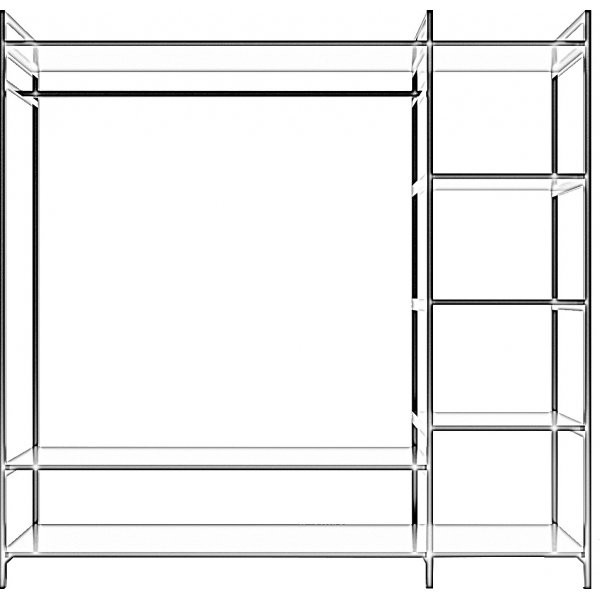 Pamir garderob - Vit
