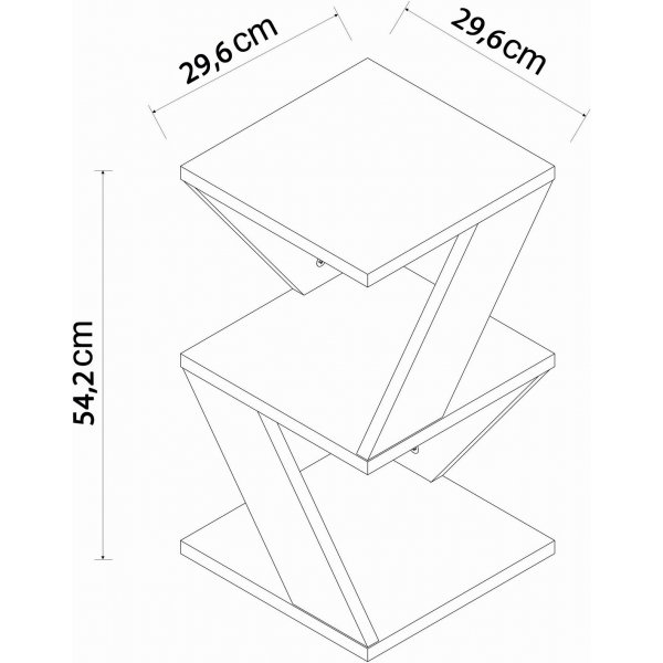 Table d\\\'appoint Albeni - Travertin