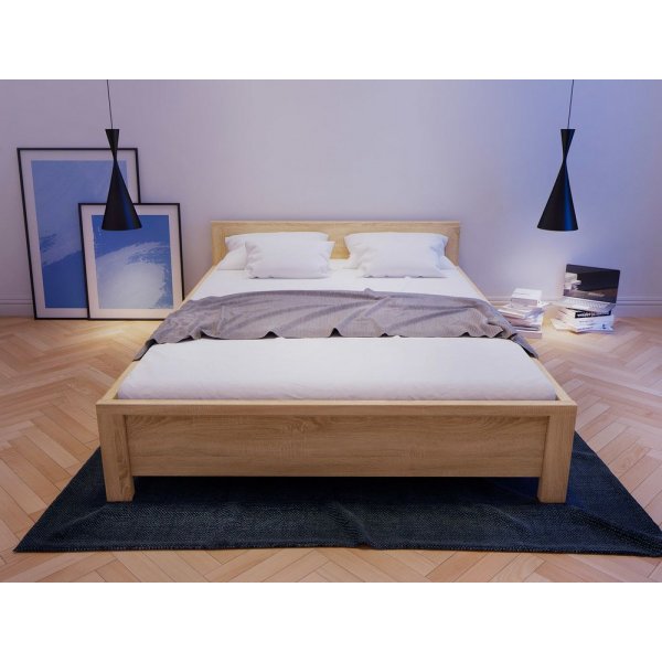 Filippa s�ngram (160x200 cm) - Ljus ek