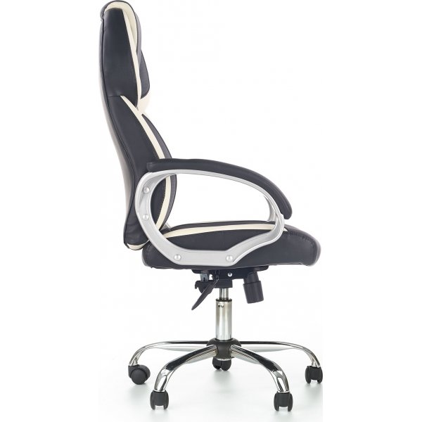 Johanne kontorsstol - Svart/vit