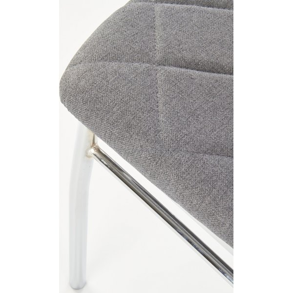 Chaise de salle à manger Claudia - Gris clair Chaise de salle à manger Claudia - Gris clair