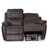 Enjoy Hollywood reclinersoffa - 2-sits (el) i mrkbrunt microfibertyg