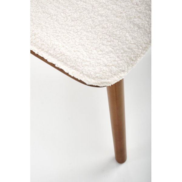 Chaise de salle à manger Cadeira 511 - Teddy/noyer Chaise de salle à manger Cadeira 511 - Teddy/noyer