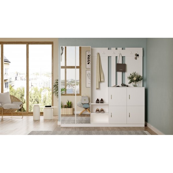 Meuble d'entrée Gibson - Blanc Meuble d'entrée Gibson - Blanc