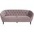 Ria 3-sits soffa rosa sammet