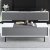 Table basse Force - Anthracite/blanc/noir