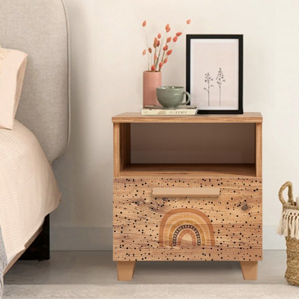 Table de chevet Leva Rainbow - Pin