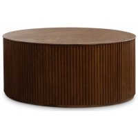 Cylinder runt soffbord Ø100 cm - Valnöt Cylinder runt soffbord Ø100 cm - Valnöt