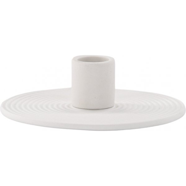 Dian ljusstake 12 x 4 cm - Vit