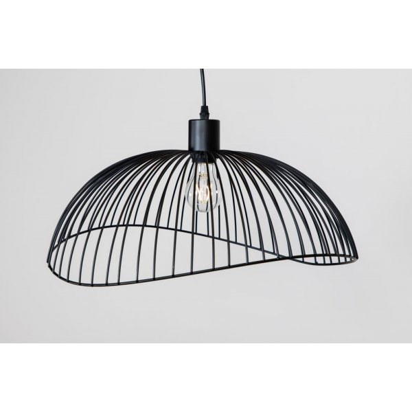 N�tthult taklampa 43 cm - Svart