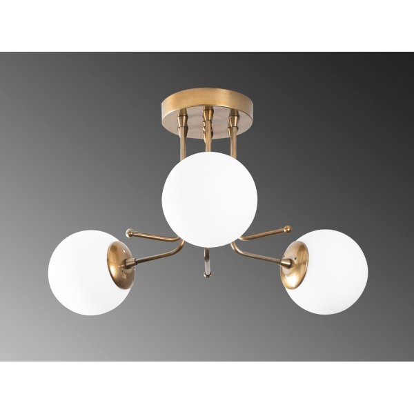 Plafonnier Daisy 146-AV3 - Or/blanc