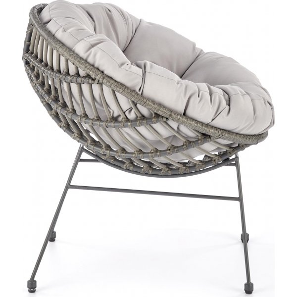 Pino fåtölj - Mörkgrå/ljusgrå Pino fåtölj - Mörkgrå/ljusgrå