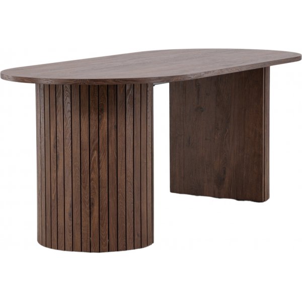 Hrn matbord 200 x 90 cm - Mocca