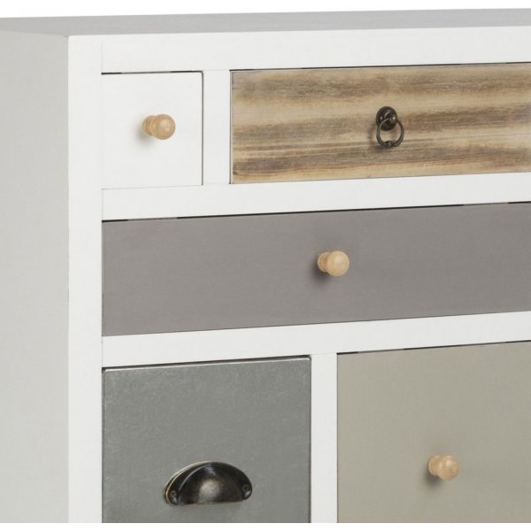 Thais Byrå 70x114 cm - Vit/flerfärgad + Fläckborttagare för möbler Thais Byrå 70x114 cm - Vit/flerfärgad + Fläckborttagare för möbler