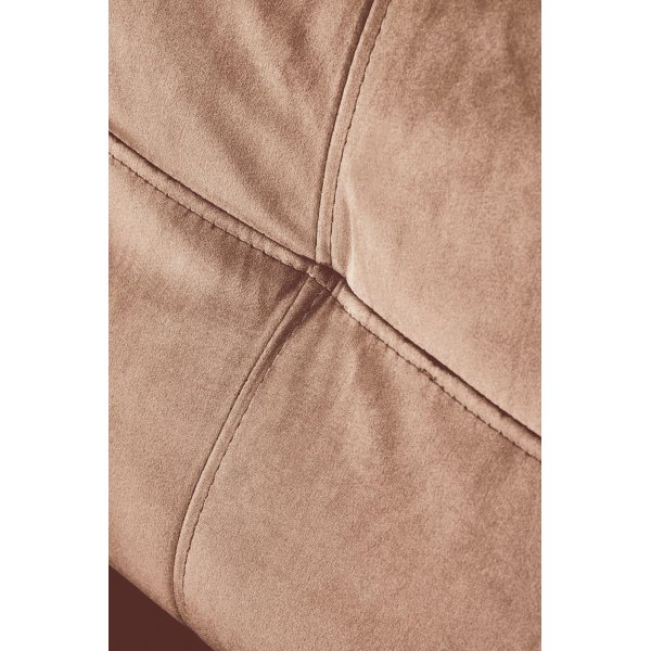 Fauteuil inclinable Gunvor en velours beige Fauteuil inclinable Gunvor en velours beige