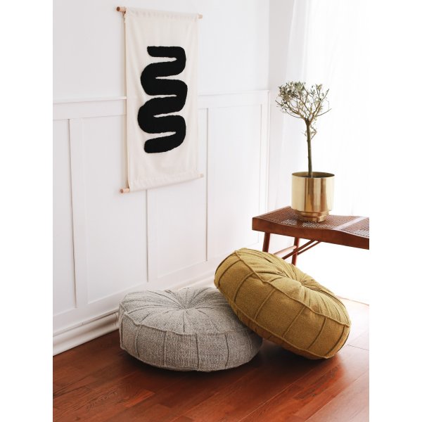 Pouf Vintage - Jaune Pouf Vintage - Jaune