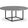 Dexter runt soffbord 120 cm - Metall / Gr Betano marmor