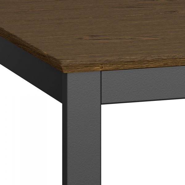 Table à manger Soma 200 x 98 cm - Noir/espresso Table à manger Soma 200 x 98 cm - Noir/espresso