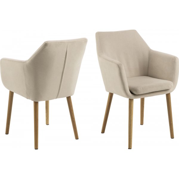 Nora karmstol - Sandbeige