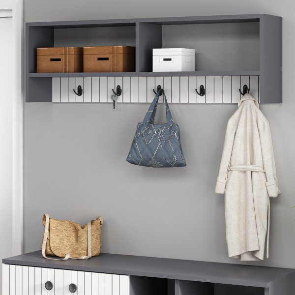 Cintre Sarandon - Anthracite/blanc