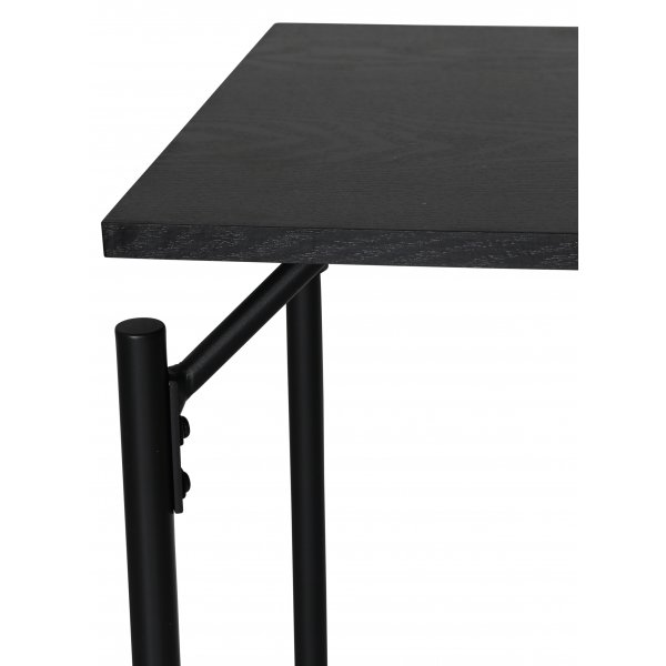 Wayne sidobord kryss 40 x 40 cm - Svartbetsad ek (foliering) Wayne sidobord kryss 40 x 40 cm - Svartbetsad ek (foliering)