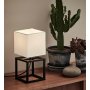 Cube bordslampa 34 cm - Svart/vit