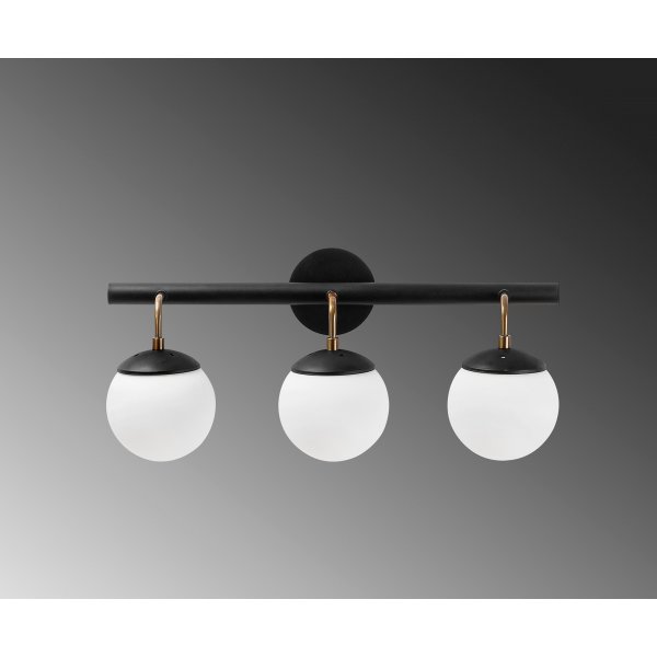 Gondola wandlamp 3031 - Zwart/wit