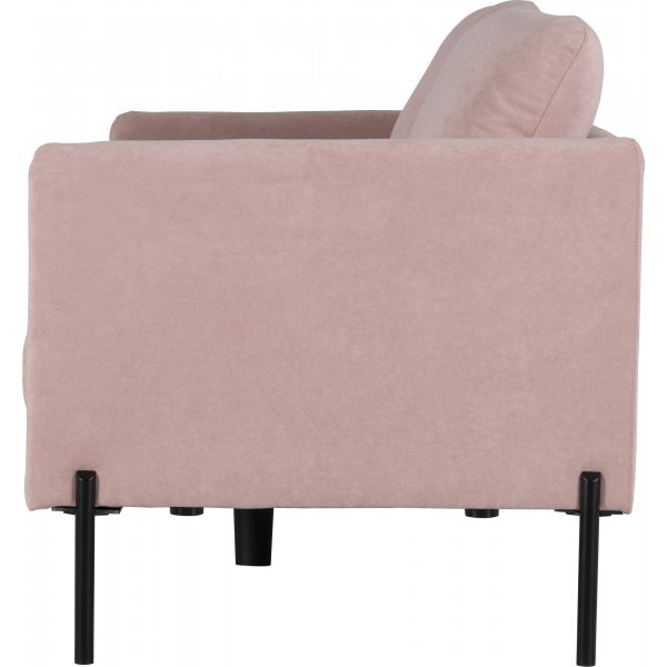 Kingsley 2,5-sits soffa i rosa sammet + Flckborttagare fr mbler