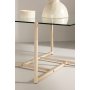 Hybrid soffbord 80 x 80 cm - Whitewash