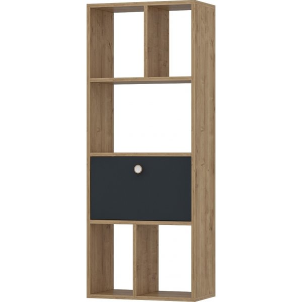 Lovisa bokhylla - Ek/antracit