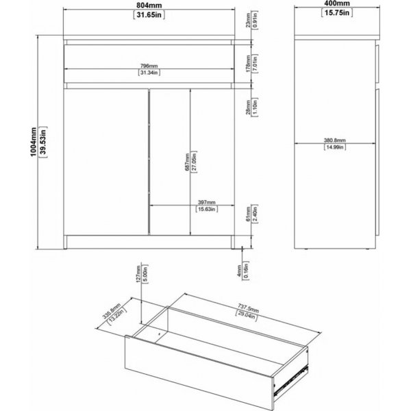 Armoire Naia - Hickory Armoire Naia - Hickory
