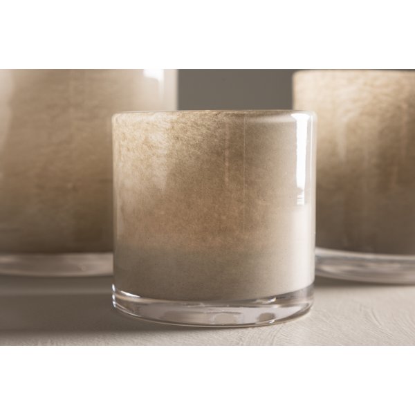 Glora lykta 8 cm - Beige