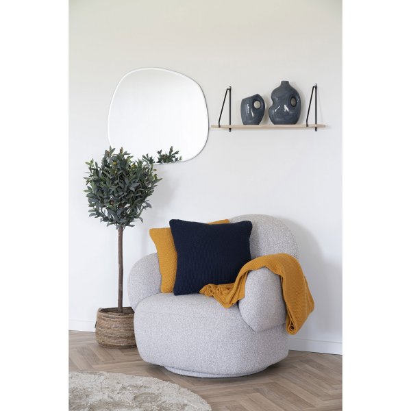 Coussin décoratif Santos 45 x 45 cm - Bleu foncé Coussin décoratif Santos 45 x 45 cm - Bleu foncé