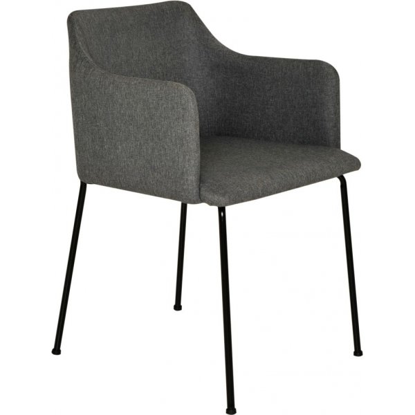 Faron karmstol - Gr/svart