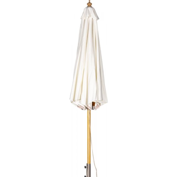 Naxos parasoll Ø300 cm - Natur/Vit Naxos parasoll Ø300 cm - Natur/Vit