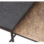 Soho satsbord 90x60 | 55x55 cm - Rough metallic/koppar