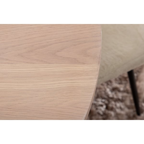 Bianca Matgrupp runt vitputsat matbord med 4 st Polar vit stolar Bianca Matgrupp runt vitputsat matbord med 4 st Polar vit stolar