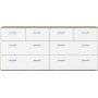 Space byr med 8 ldor - Ek/vit