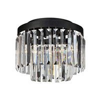 Ventimiglia Taklampa 3 - Svart/Kristall Ventimiglia Taklampa 3 - Svart/Kristall