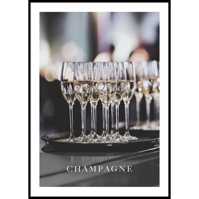 CHAMPAGNE POSTER - Poster 50x70 cm