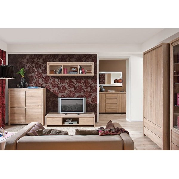 Filippa wandkast - Licht eiken / Glas Filippa wandkast - Licht eiken / Glas