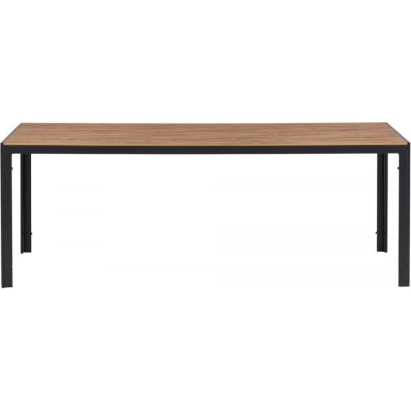 Table d\\\'extérieur 205 x 90 cm noir/naturel - Copacabana Table d\\\'extérieur 205 x 90 cm noir/naturel - Copacabana