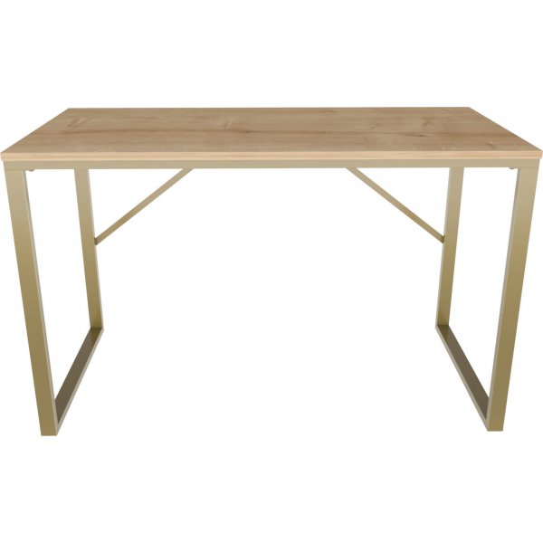 Layton skrivbord 120 x 60 cm - Guld/ek