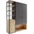 Armoire Limbo 602 - Anthracite/chne