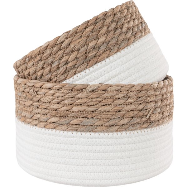 Ensemble panier Tanta - Blanc/beige Ensemble panier Tanta - Blanc/beige