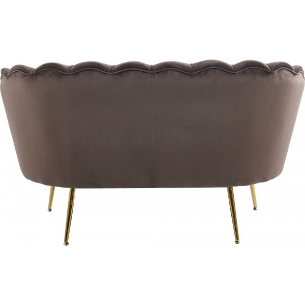 Soffa i brun sammet - Kingsley