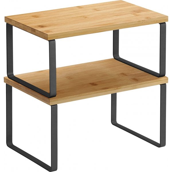 Spezia kryddhylla, 2 st - Beige/svart Spezia kryddhylla, 2 st - Beige/svart