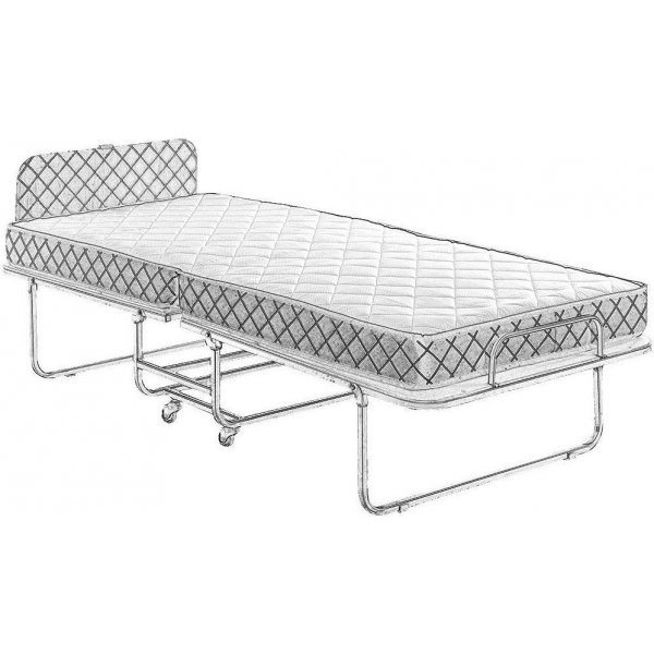 Catalaans opklapbed - Wit/zwart